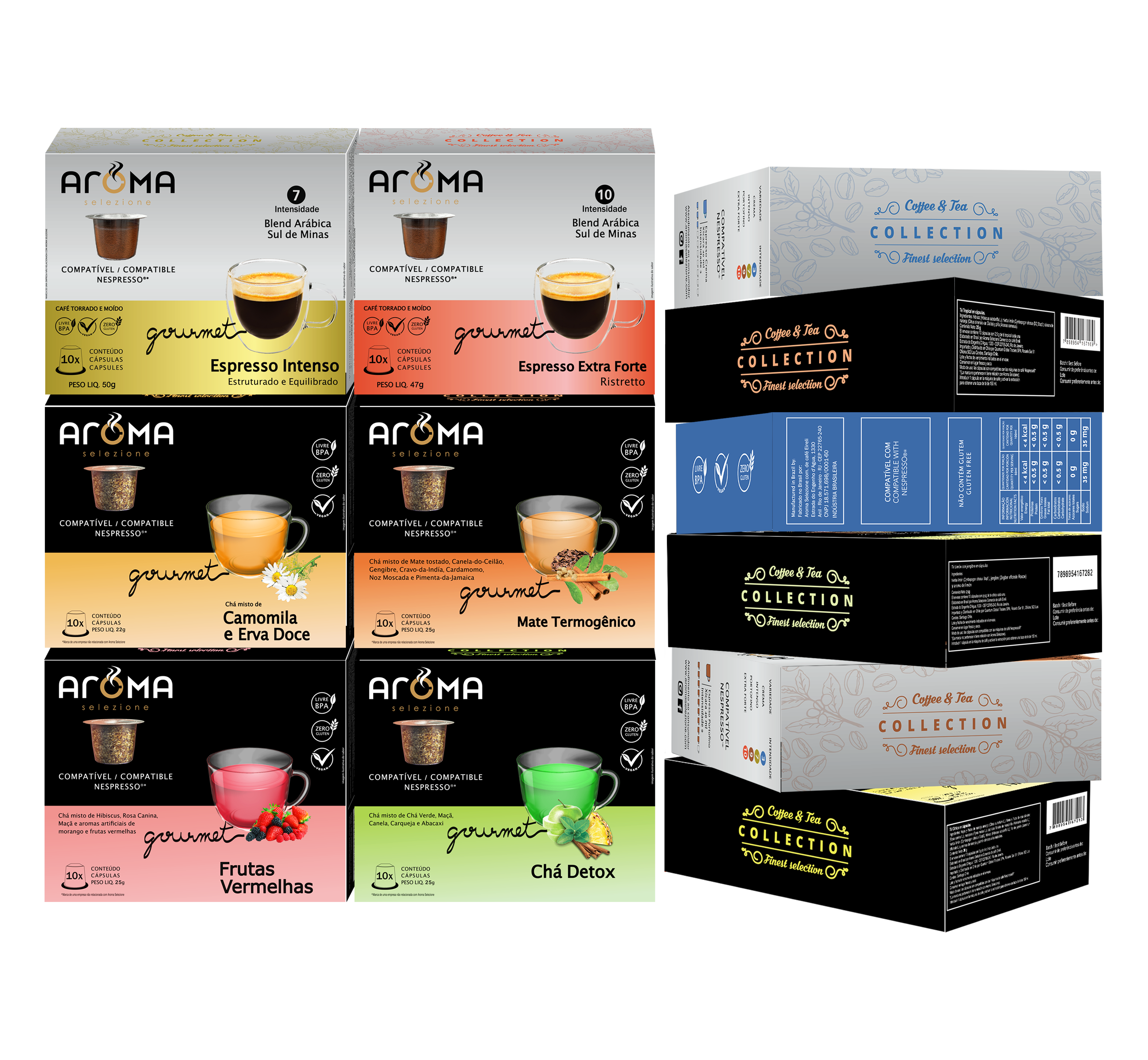 Kit Personalizado 120 cápsulas para Nespresso ®*